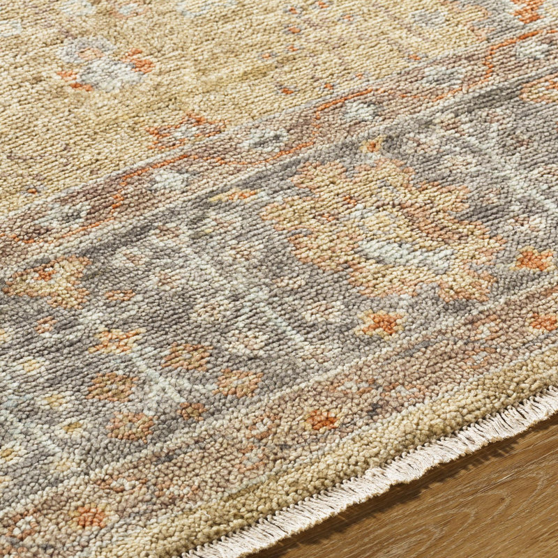 Monterey Hand Knotted Area Rug, Rectangle 6' x 9'