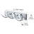 Amear Elegant and Modern Environmental Friendly LED Integrated Wall Light