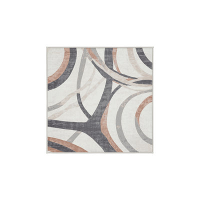 Machine Washable White Area Rug