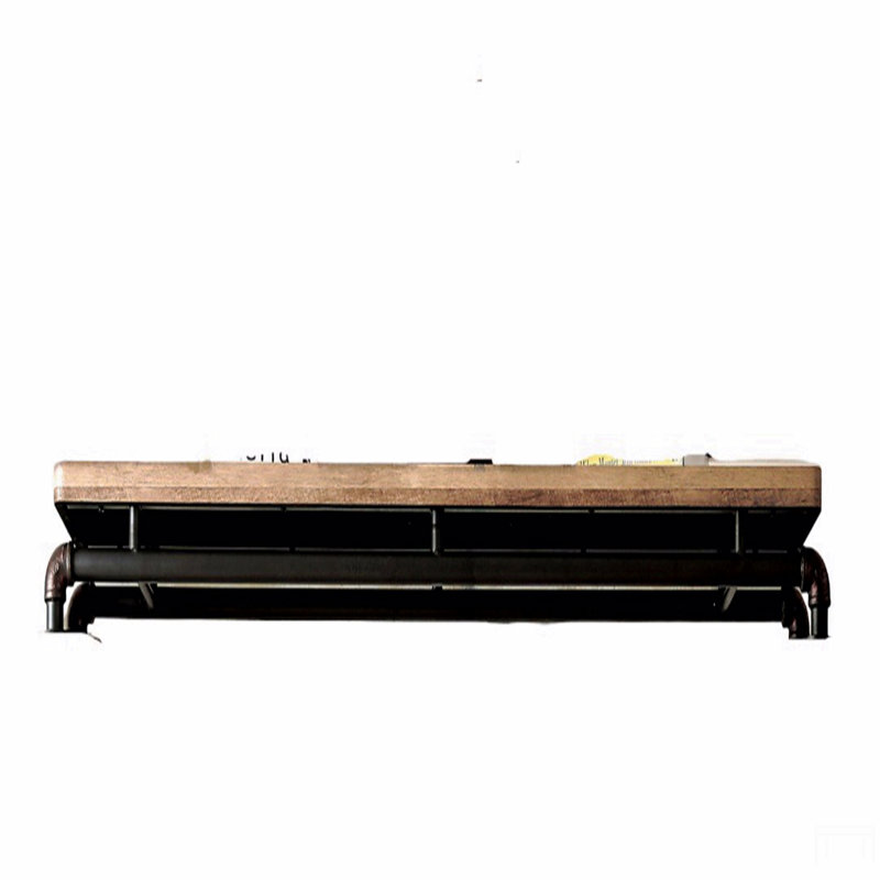 Only A TV Console Bridge Pipe Inspired Frame Metal And Wood Structure