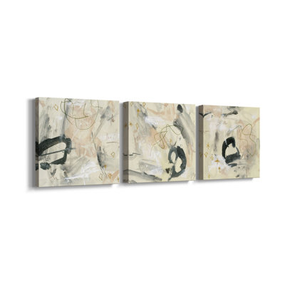" Winking Stars I " 3 - Pieces
