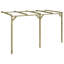 Clouse Lean-To Pergola Wood Climbing Plants Garden Arch Arbour-57264094
