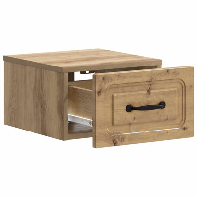 34.5cm W Manufactured Wood Bedside Table