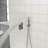 Brushed Nickel 10 Inch Dual Shower Head - Square With Rainfall And Handheld Shower, Easy To Clean Adjustable Water Flow For A Pleasant Time System Installation 1.8 Gpm Rate