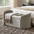 Tissu gris pâle