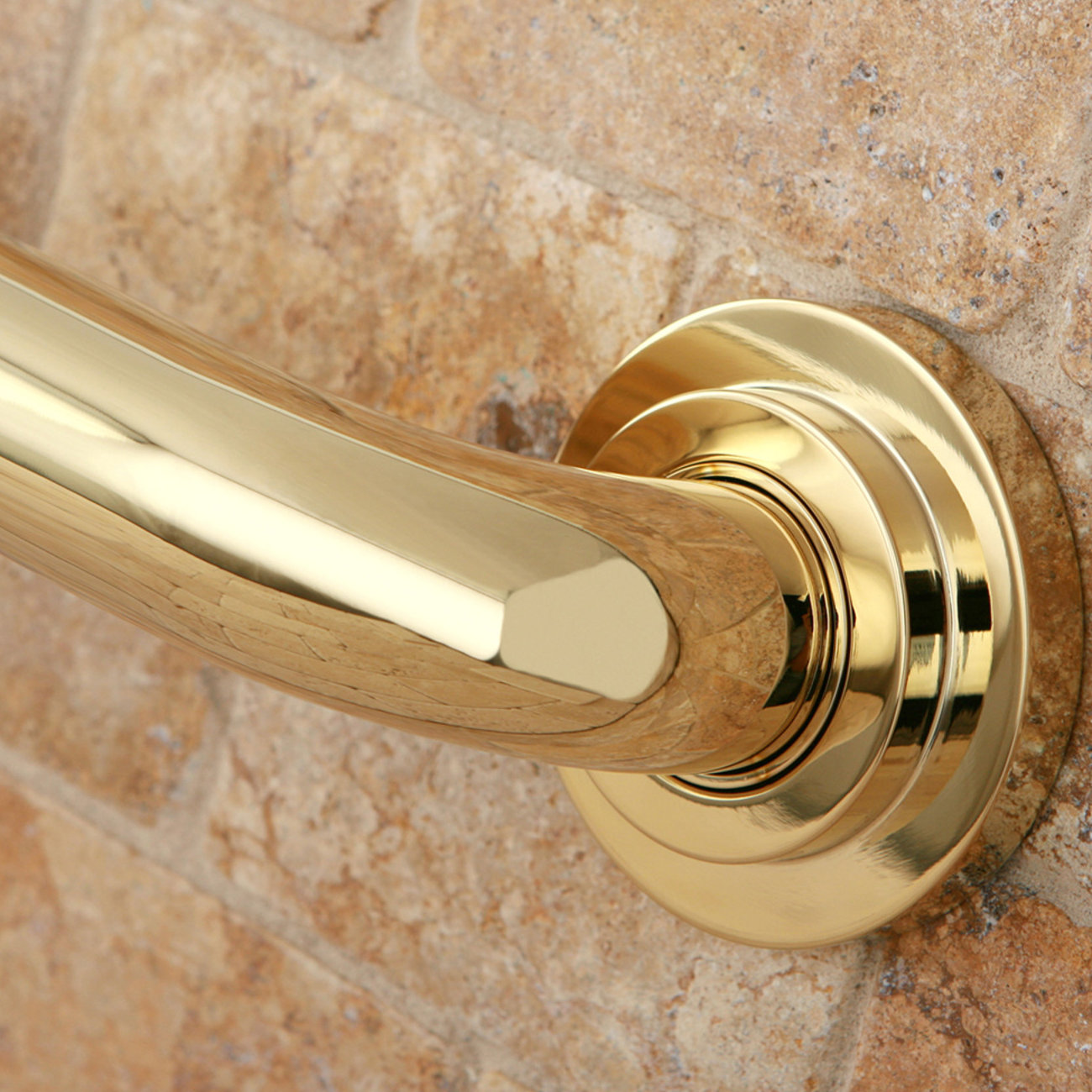 Kingston Brass Manhattan Grab Bar, 36" W, Polished Brass