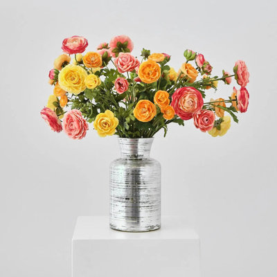 Ranunculus Faux Floral in Vase