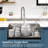 Stainless Steel Kitchen Sink, 30″X19″ Single Bowl, Undermount Handmade Sink In Brushed, With Cutting Board, Colander-117845458