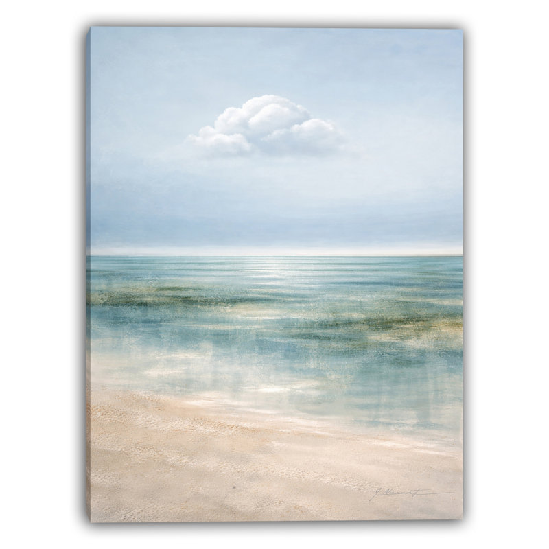 Art mural ivoire sur toile tendue à l'eau, L 16 po x H 24 po x P 1,5 po