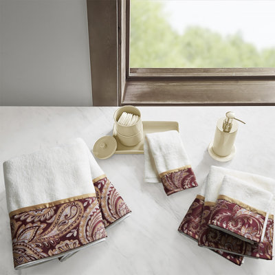 Ensemble de 6 serviettes jacquard
