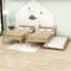 Lit superposé simple en bois avec lit gigogne Keyen-1982293877