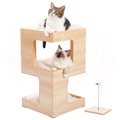 Multi-Level Modern Cat Condo Indoor Furniture