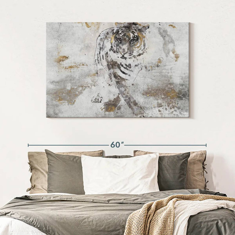 Brampt Tiger's Walk, 32" H x 48" W