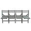 Ensemble de 4 chaises pliantes en bois-130094319