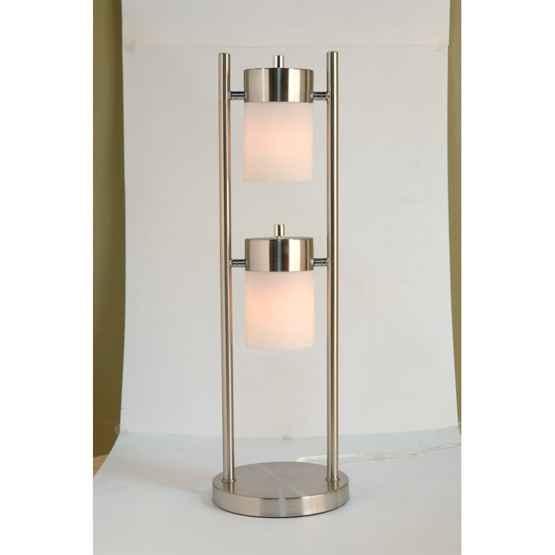 Flovilla Metal Table Lamp, White