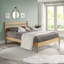 Grand lit en bois massif Ashlie-483467552