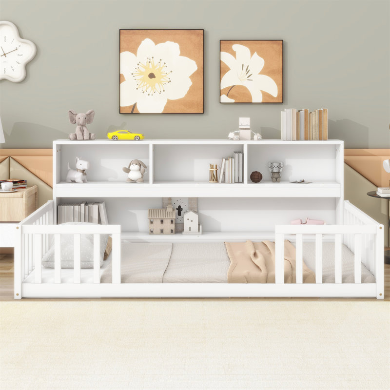 Otavio Bed, White, Twin