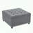 Square Storage Ottoman with Tufted Design and Nailhead Trim-1530375661