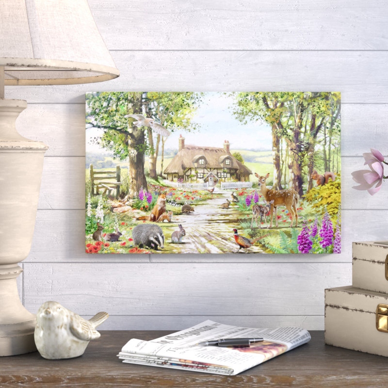 'Wildlife Copy' Print on Wrapped Canvas, 12" H x 19" W x 2" D
