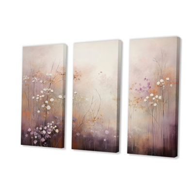 " Beige Ethereal Forest II " 3 - Pieces