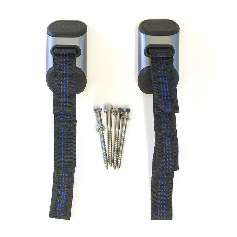 Charcoal Adjustable Aluminum Hammock Hanging Kit