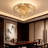8 - Light 23.6" Modern Crystal Flush Mount Lighting