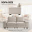 Canapé modulaire à accoudoirs carrés Ebern Designs Judeth-1172997083-1173284506