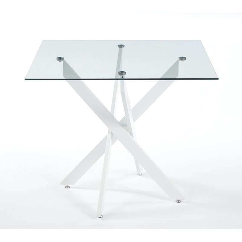 Dining Table with Glass Top