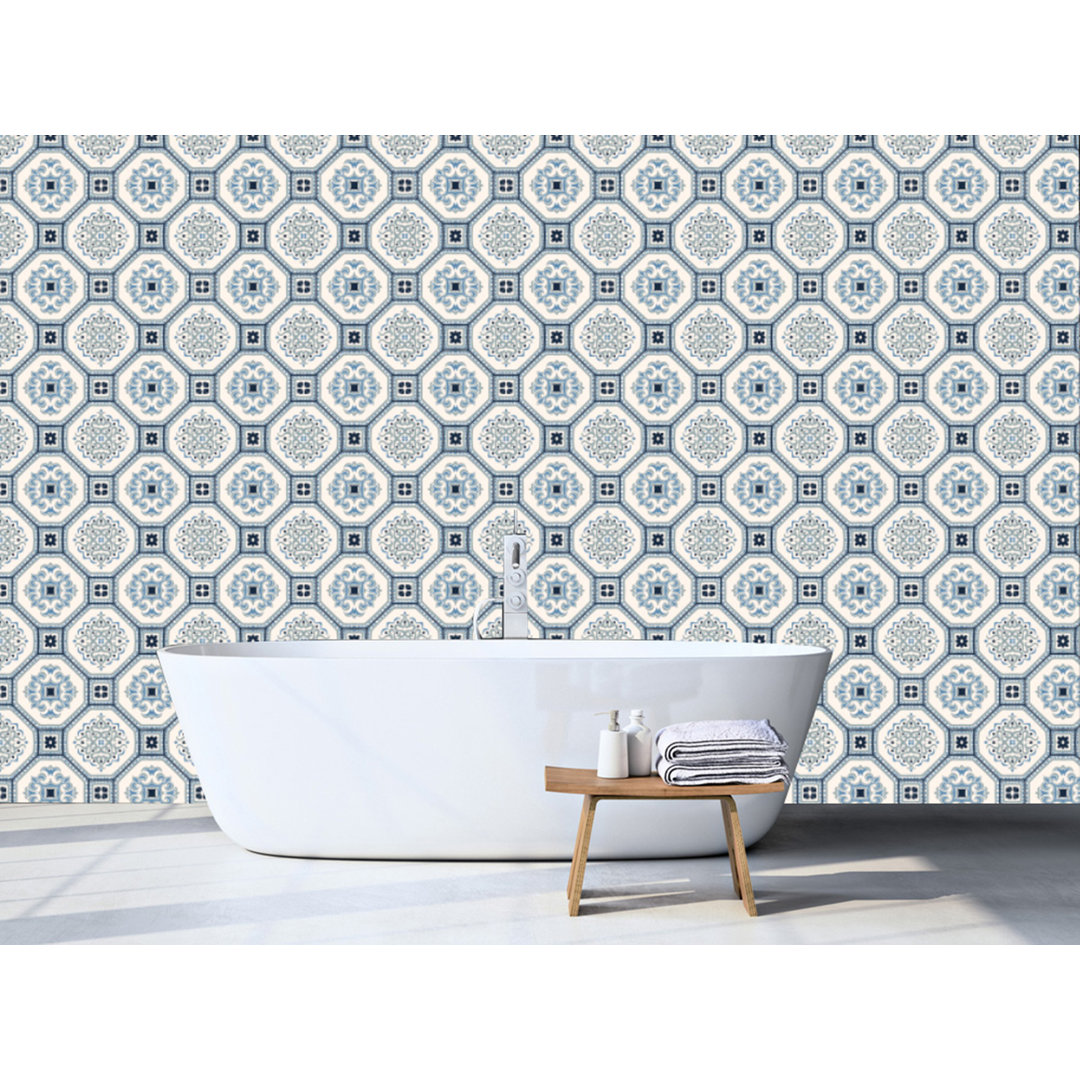 Alresford Peel & Stick Geometric Roll Dakota Fields