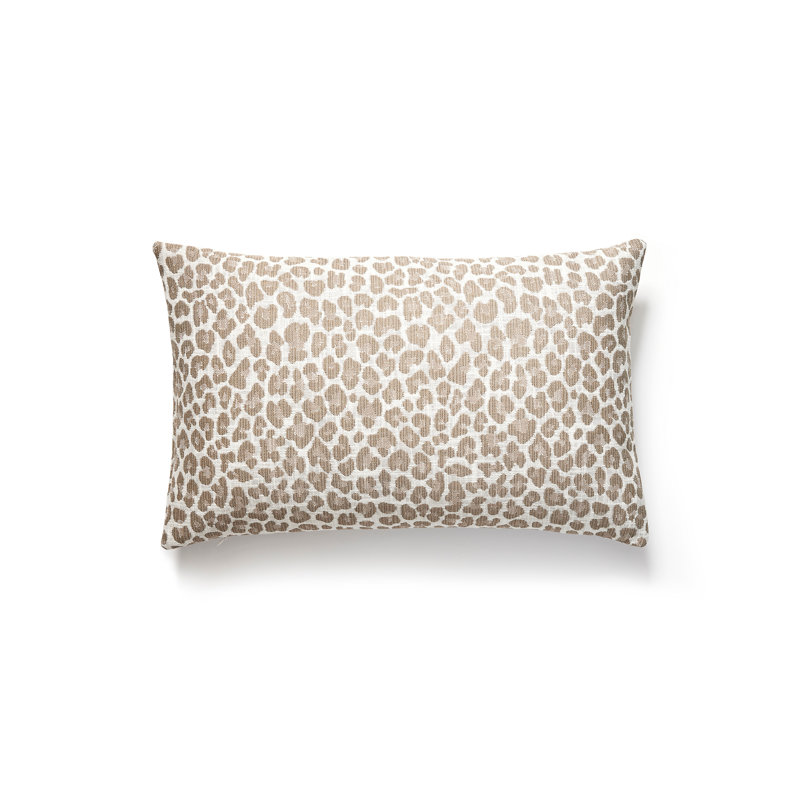 Backyard Bengal Lumbar Indoor/Outdoor Pillow Cover & Insert, Limestone