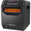 LifeSmart Portable 6 Element Infrared Space Heater with Remote Control, Timer in Black