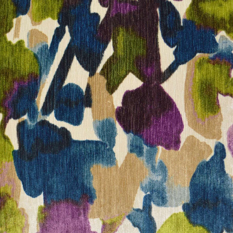 Aquarelle Square Pillow Cover & Insert, Multi Abstract, 22"H x 22"W