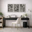 Abstrait botanique, art floral bohème noir et beige, photos murales de salon de style Mid-Century moderne, impression sur toile encadrée, 3 pièces, 16 po x 24 po x 3 pièces, 24 po x 36 po x 3 pièces, 20 po x 60 po x 3 pièces-90890073-119385102-90890071