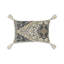 Ensemble de 4 coussins décoratifs lombaires Zony 14 x 22, médaillon Boho, ivoire