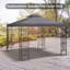 Auvent de remplacement pour abri de jardin polyvalent