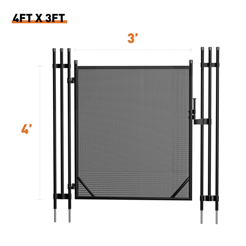 Filet pour piscine 4,5 '* 12' noir