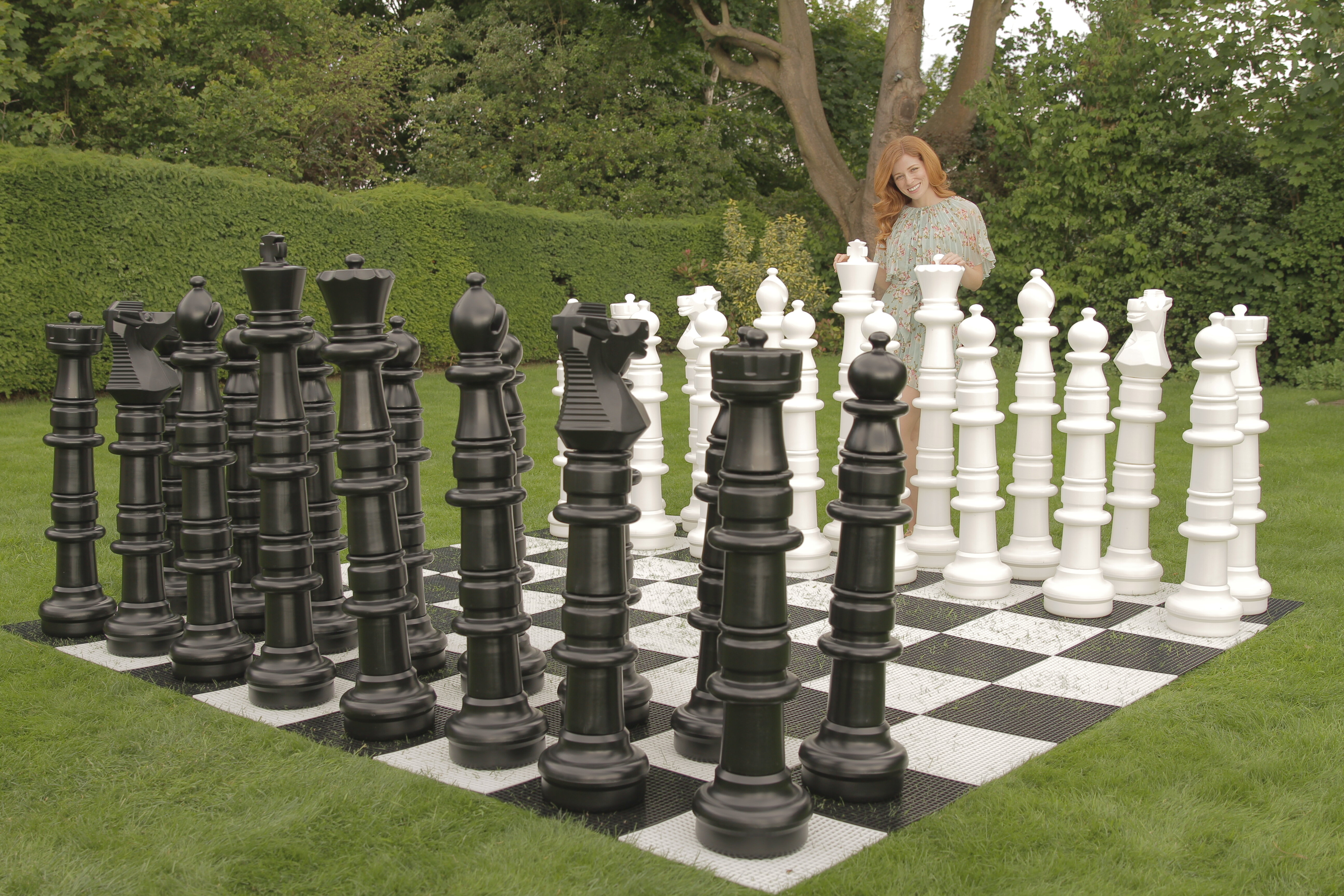 MegaChess Custom 49 Inch Plastic Giant Chess Set