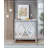 Unique Design Storage Accent Cabinet with Mirror Trim