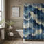 Rideau de douche Blue Strokes - Premium-210253019