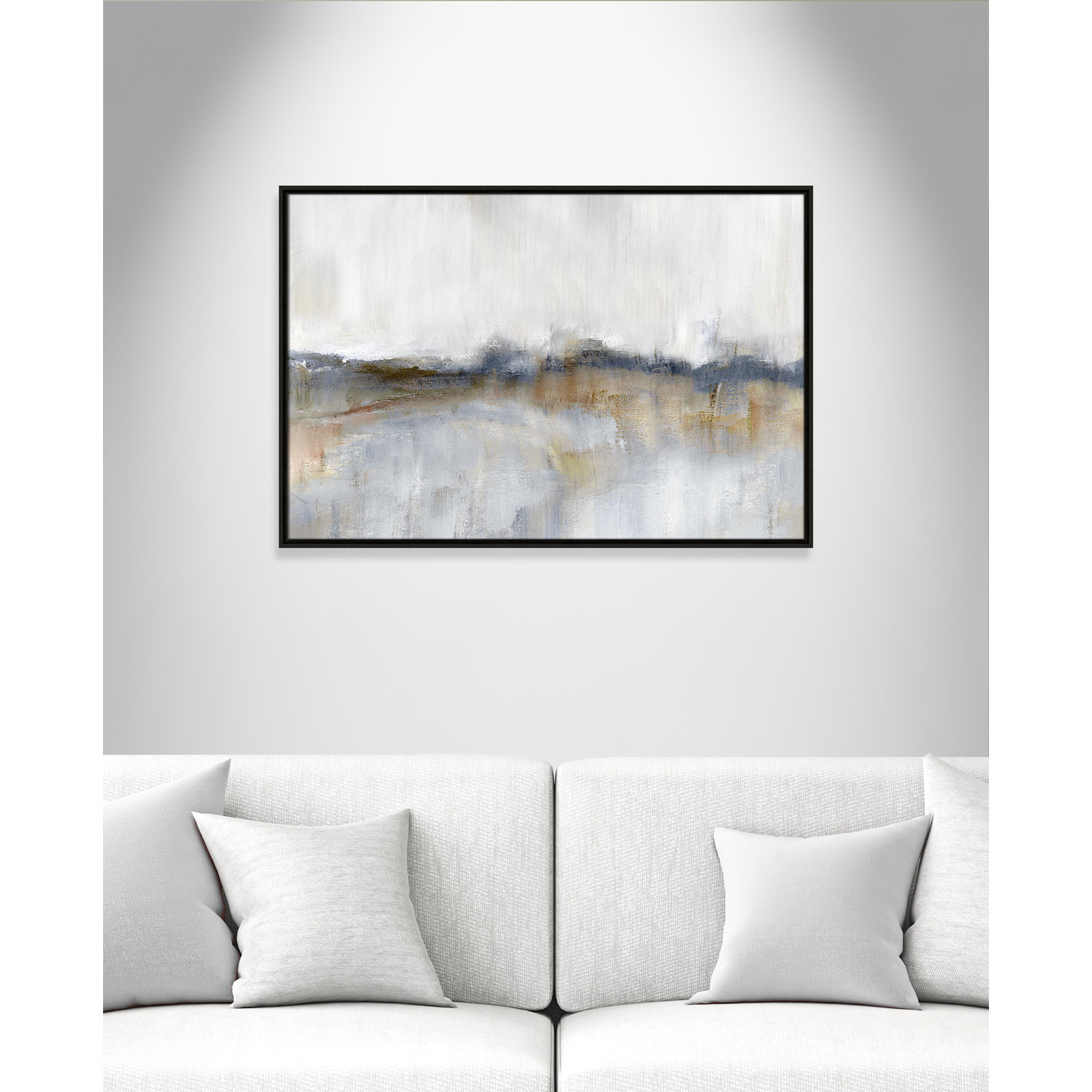 Autumnal Tide by Nan - Floater Frame Print on Canvas, 25.5" H x 37.5" W, Black