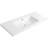 48" Resin Bathroom Sink In Gloss White, 7.2 In. High, 19.34 Wide, 46.68 Deep, Long-Lasting & Attractive White Sink, Robust Contemporary