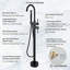 Robinet de baignoire autoportant monocommande à fixation au sol-80743138