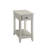 Versatile Table With Storage Shelf And Drawer In White Finish Rectangular Accent Options
