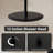 12" Stainless Steel 360 Degree Adjustable 0.08" Ultra-Thin Rectangle Shower Head-105075468