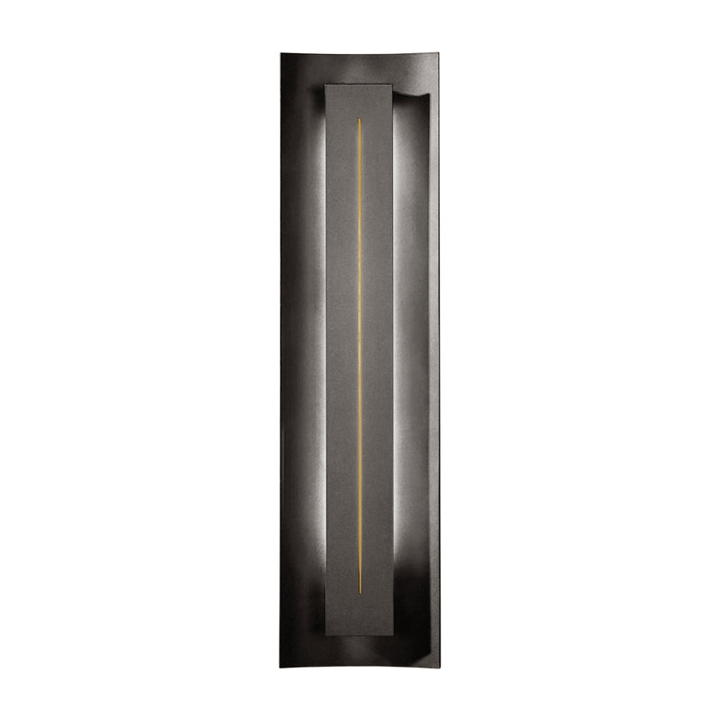 Gallery Dimmable 8 Lbs Flush Mount Scone, Natural Iron, Amber