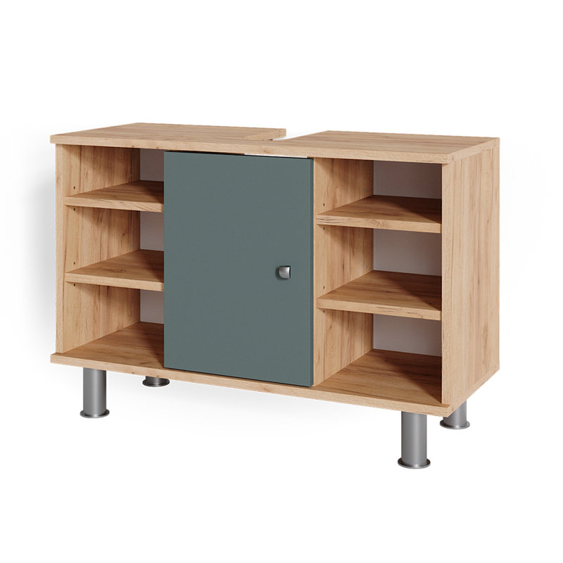 Birkhild 80Cm W x 54Cm H x 32Cm D Back to Wall Toilet Unit