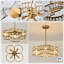 Lustre tambour 4 lumières à longueur réglable-733590628