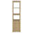 Ritter 3-Shelf Media Tower Tall Pier Cabinet Light Oak