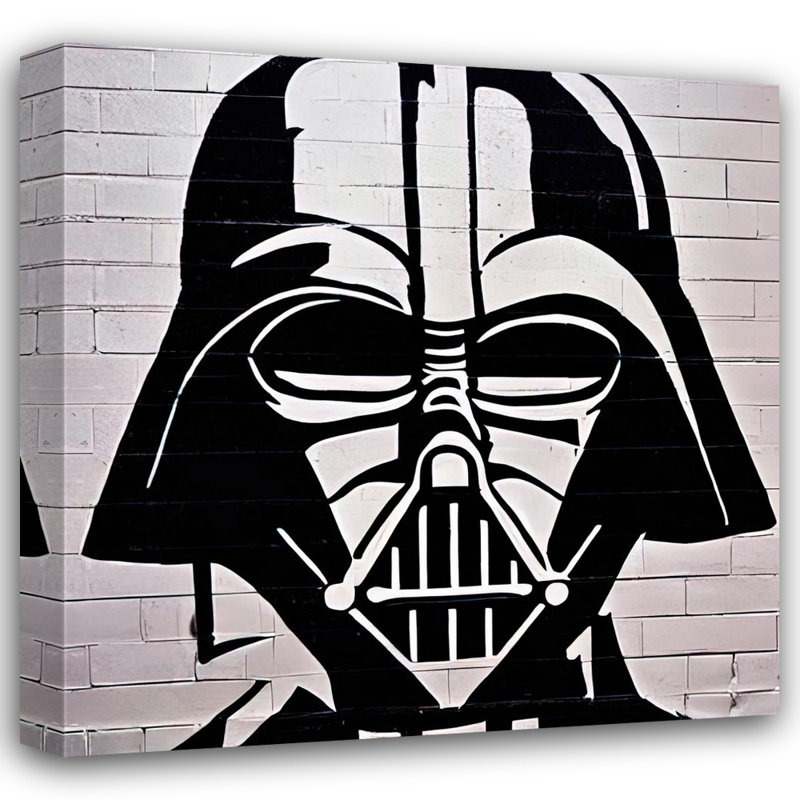 «Darth Vader One» par Stephen Chambers, impression sur toile tendue, H 15 po x l 15 po x P 1,5 po