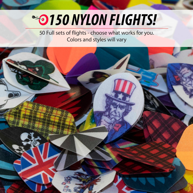 Nylon Assorted Flights Dart